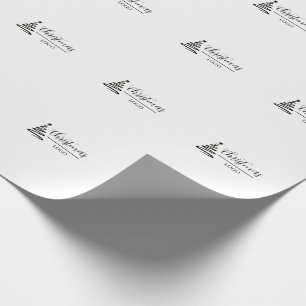 Papel De Presente Presente de Natal Personalizado Camiseta Moderna C