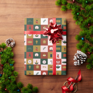 Papel De Presente Presente de Natal retrô