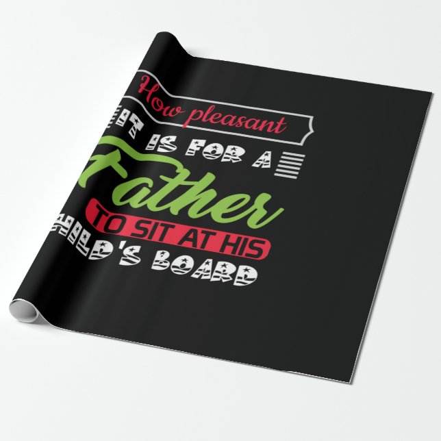 Papel De Presente Presente de Papai É Para Um Pai (Desenrolado)