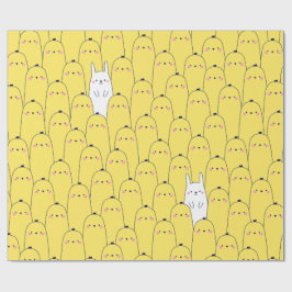 Papel De Presente Presente de Páscoa de Feliz de Padrão Celular de P