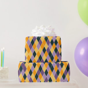 Papel De Presente Presente de queda de preto preto roxo