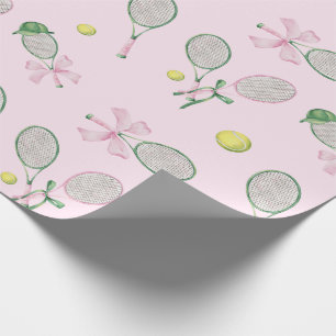 Papel De Presente Presente de Ténis Coquette Laço Rosa