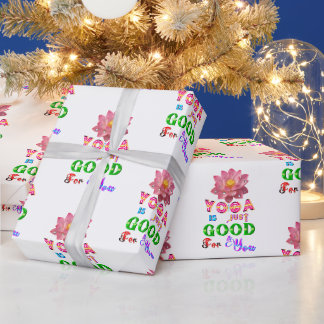 Papel De Presente Presente de Yoga é Só Bom Para Você