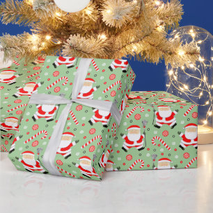 Papel De Presente Presente do Papai Noel de Lacrosse