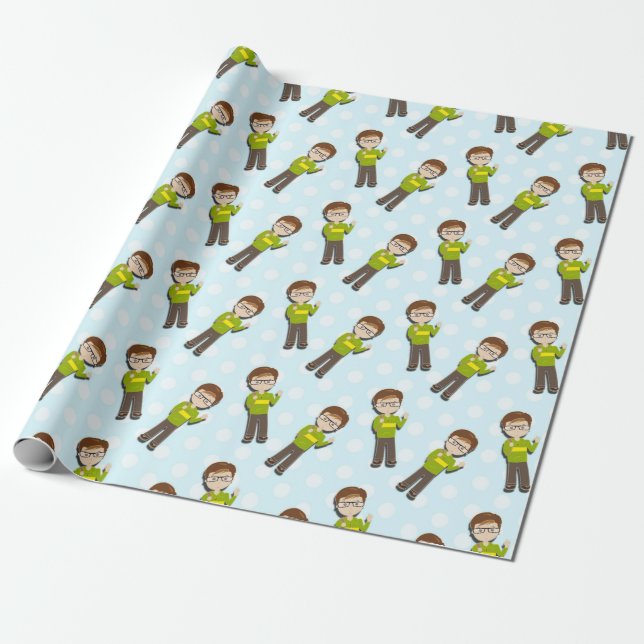 Papel De Presente Presente do professor | Os Bons Explicações Do Pro (Desenrolado)