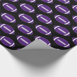 Papel De Presente Presente do Time de Futebol Roxo ou do Partido do 