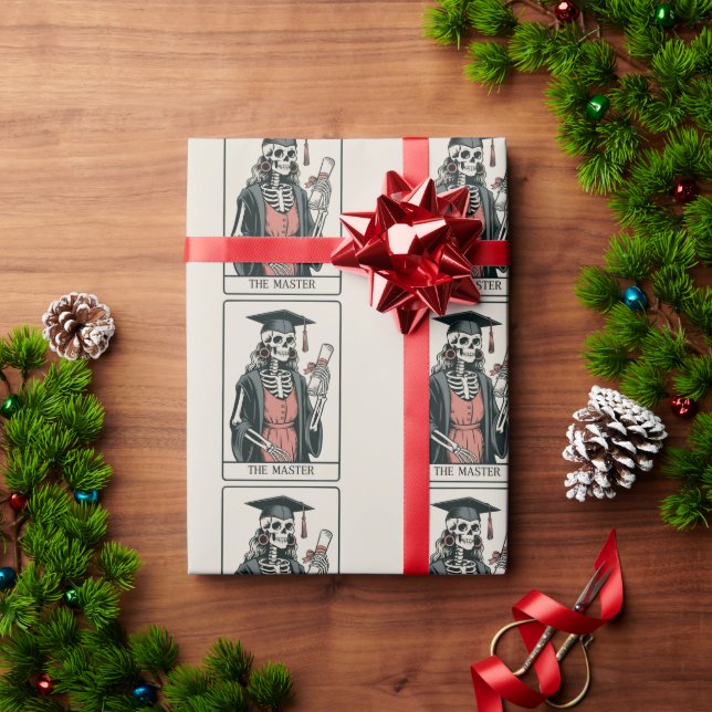 Papel De Presente Presente Engraçado de Formatura para Mestre Esquel (Presente de Natal)