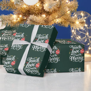 Papel De Presente Presente engraçado para professor no Natal Ensine