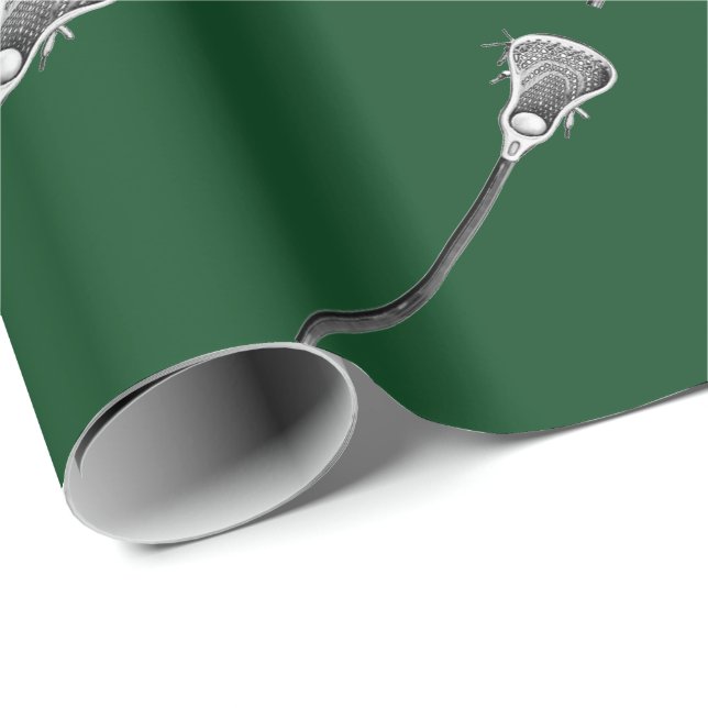 Papel De Presente Presente Esportivo Lacrosse (Ponta do rolo)