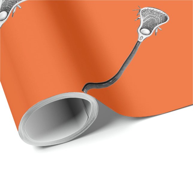 Papel De Presente Presente Esportivo Lacrosse (Ponta do rolo)