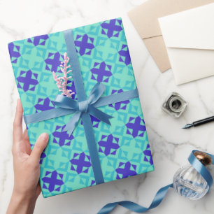Papel De Presente Presente Festivo Moderno Alegria de Aniversário
