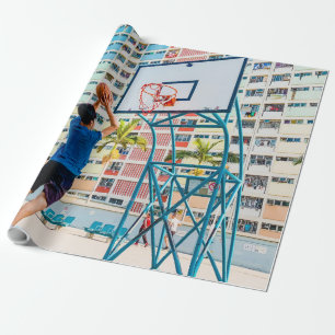 Papel De Presente Presente legal de Basquete