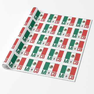 Papel De Presente Presente na bandeira mexicana e México