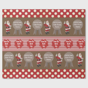 Papel De Presente Presente oficial do papai noel