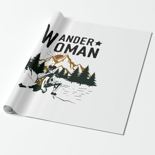 Papel De Presente Presente para Campista | Aniversário da Mulher Via (Desenrolado)
