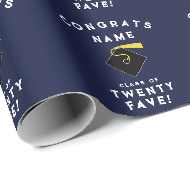 Papel De Presente Presente para Graduação Personalizada 2025 (Ponta do rolo)