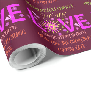 PAPEL DE PRESENTE PRESENTE PARA MÃE, IRMÃ, FILHA, AMIGO, NAMORADA