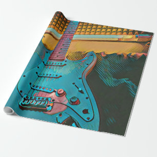 Papel De Presente Presente para marido guitarrista
