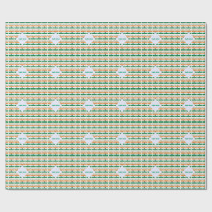 Papel De Presente Presente Personalizado com Azulejos da Índia
