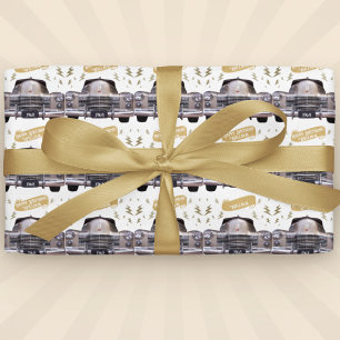 Papel De Presente Presente Personalizado de Aniversário Cadillac dos