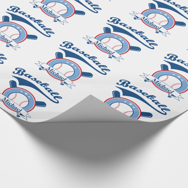 Papel De Presente Presente personalizado de baseball (Ponta)