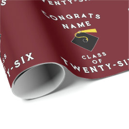 Papel De Presente Presente Personalizado de Formatura 2026