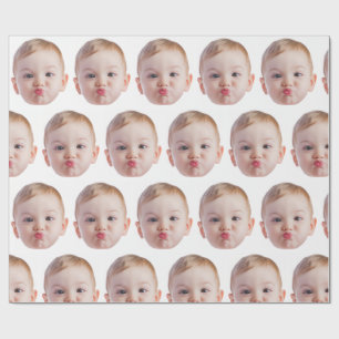 Papel De Presente Presente Personalizado de Foto com Impressão de Ro