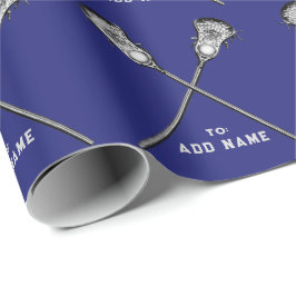 Papel De Presente Presente personalizado de Lacrosse