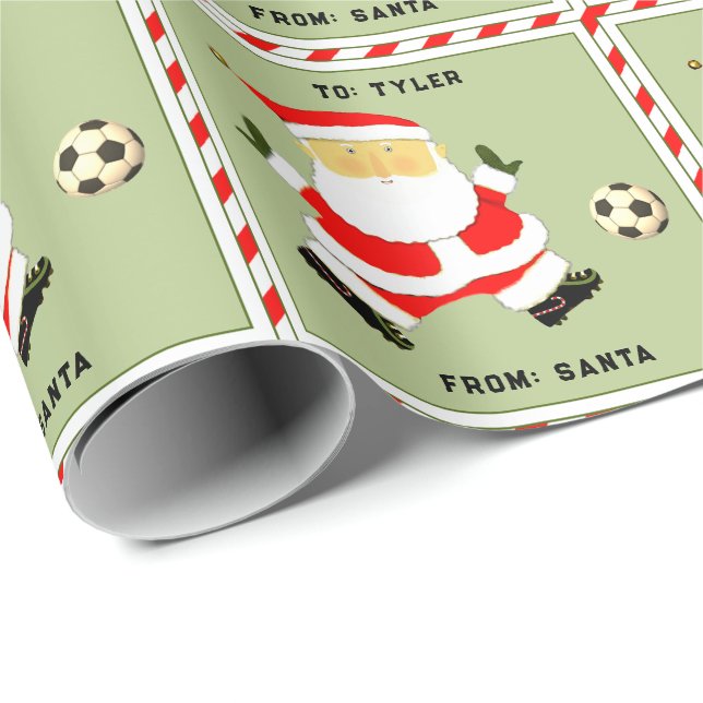 Papel De Presente Presente Personalizado de Natal (Ponta do rolo)