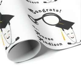 Papel De Presente Presente personalizado para graduação de enfermeir