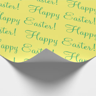 Papel De Presente Presente Primavera Amarelo de Script do felz pasco