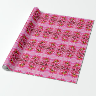 Papel De Presente Presente Quebrar Pequim Rosa.