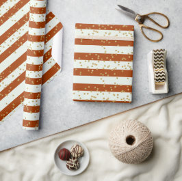 Papel De Presente Presente Simples E Dourado De Glitter Kids