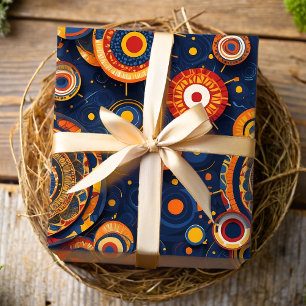 Papel De Presente Presentes afro-americanos Ancara - Tribal Dots Anc