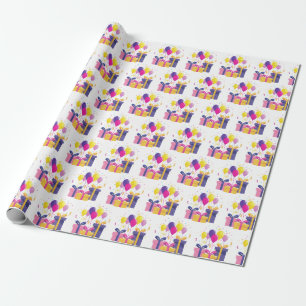 Papel De Presente Presentes de Aniversário