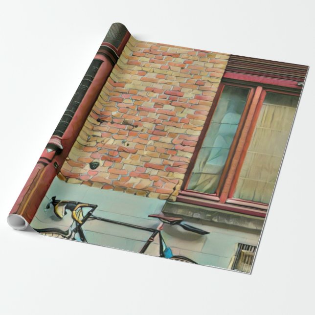 Papel De Presente Presentes de aniversário para amantes de bicicleta (Desenrolado)