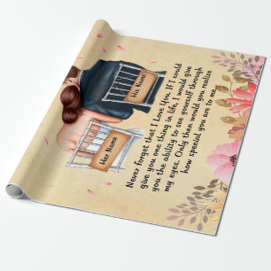 Papel De Presente Presentes de Esposa Carta À Minha Esposa Amor D
