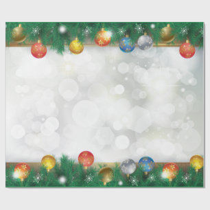 Papel De Presente Presentes de Férias de Inverno Decoração Árvore de