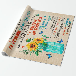 Papel De Presente Presentes de Filha Carta À Minha Filha Da Mãe