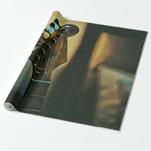 Papel De Presente Presentes de guitarra vindimada