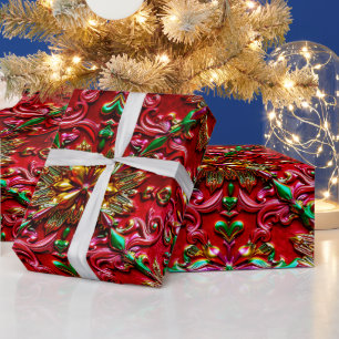 Papel De Presente ~ Presentes de Natal multicoloridos ~