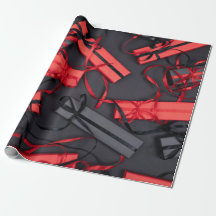 Presentes de vermelho e preto