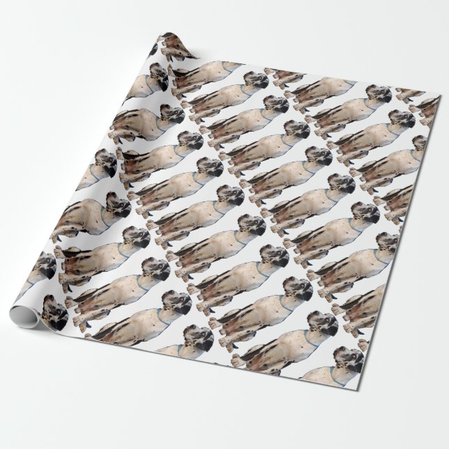 Papel De Presente Presentes Doggen (Desenrolado)