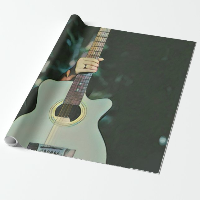 Papel De Presente presentes guitarristas legal (Desenrolado)