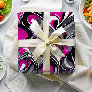 Papel De Presente Presentes Modernos com Estilo Retro Manchado para 