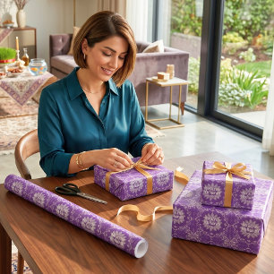 Papel De Presente Presentes para Jantar de Ano Novo Persa Nowruz Vio