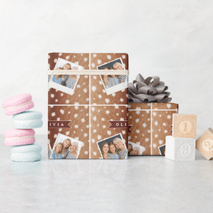 Papel De Presente Presentes Personalizados com Estampa de Veado Esté