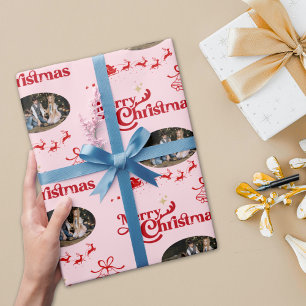 Papel De Presente Presentes personalizados de fotos de Natal bonitos