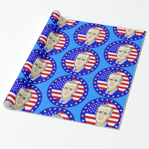 Papel De Presente presidente joe biden bandeira americana