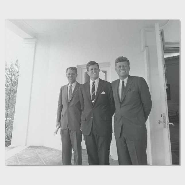 Papel De Presente Presidente John Kennedy & Brothers American Camelo (Aberto)